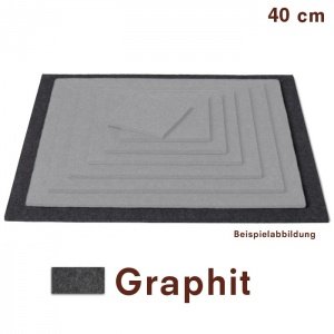 HEY-SIGN Untersetzer Filz eckig 40x40 cm