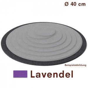 HEY-SIGN Untersetzer Filz rund 40 cm Lav