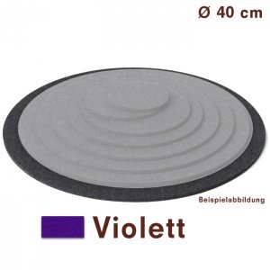HEY-SIGN Untersetzer Filz rund 40 cm Vio