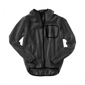 He-Hightech-Regenjacke Bergon, schwarz