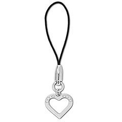 Heart Charmed Mobiltelefon-Anhänger