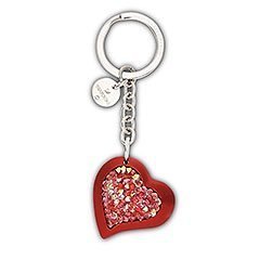 Heart Red Metal Rock Schlüsselanhänger