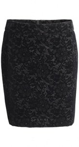 Heavy Jersey Rock mit Flock-Print