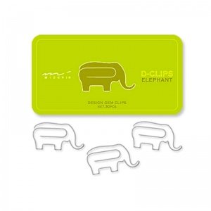 Heftklammer Box Midori Motiv Elefant 