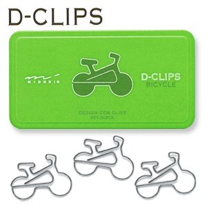 Heftklammer Box Midori Motiv Fahrrad 