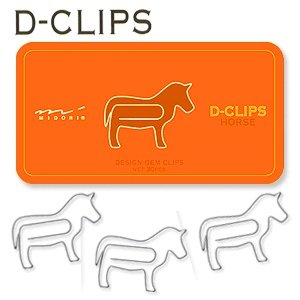 Heftklammer Box Midori Motiv Pferd