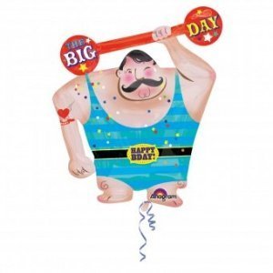 Heliumbefüllter Luftballon Happy Bi