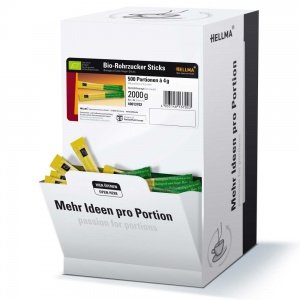 Hellma Bio-Rohrzucker-Sticks 500er