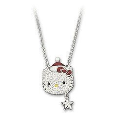 Hello Kitty Holiday Santa Halskette