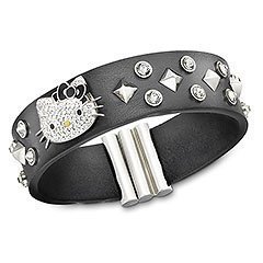 Hello Kitty Rock Leather Armband, S