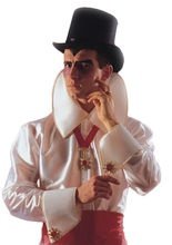 Hemd mit großem Kragen weiß