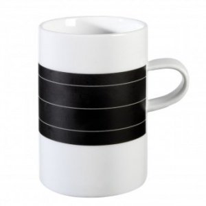 Henkelbecher Memo mit Kreidestift und Sc