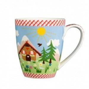 Henkeltasse Glückliche Aussichten himmel