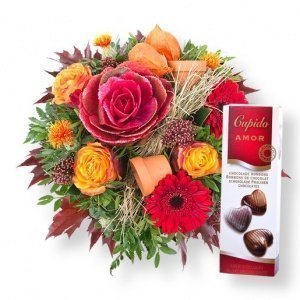 Herbstleuchten und Pralinen-Herzen