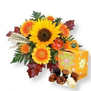 Herbstsonne und Valentino-Pralinen