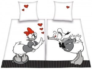Herding Partnerbettwäsche Donald & Daisy