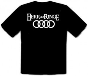 Audi Herr Der Ringe T-Shirt