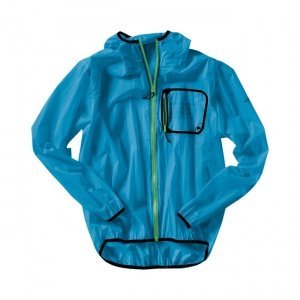Herren-Hightech-Regenjacke Bergon, blau