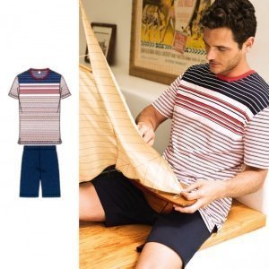 Herren-Kurz-Pyjama Adamo