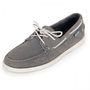 Herren-Moccasin Docksides hellgrau