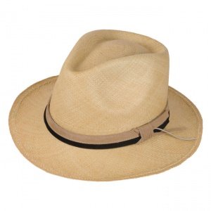 Herren-Panamahut Solero, dunkelbeige
