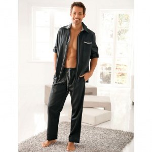 Herren-Pyjama Rafael anthrazit