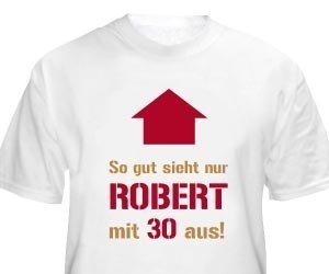 Herrenshirt *Aussehen* personalisiert