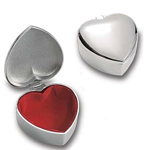 Herz-Dose ´Secret´ aus Metall