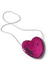 Herz Handtasche mit Pailletten