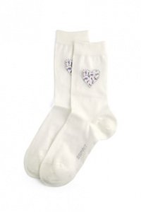 Herz-Intarsien-Socken