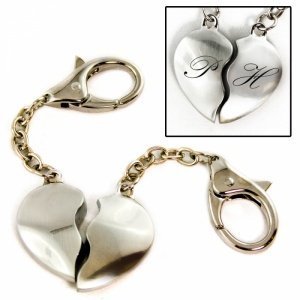 Herz Schlüsselanhänger für Paare