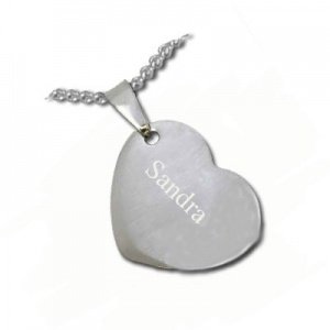 Herzanhänger mit Gravur - 8566