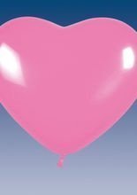 Herzballons rosa 5 Stück