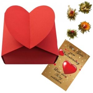 Herzschachtel *Be my Valentine* mit Tee