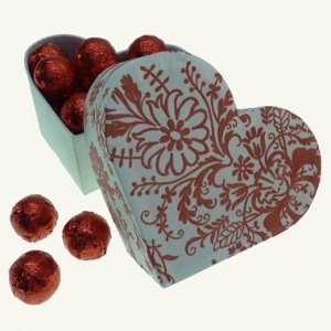 Herzschachtel exklusiv mit Trüffeln, 180