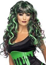 Hexe Gothic Meerjungfrau Perücke lang Lo