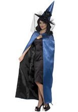 Hexe Wendeumhang blau-schwarz