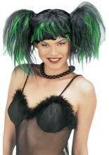 Hexenperücke Toxic Witch