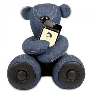 HI-GEORGE, Denim musikalischer Teddybär