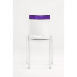 Hi Cut Stuhl 5850B8 transparent/violett 