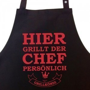 Hier grillt der Chef persönlich