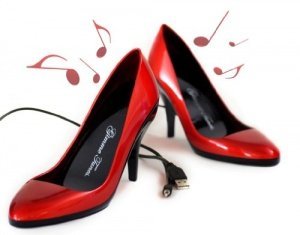 High Heels Computer Lautsprecher, Rot