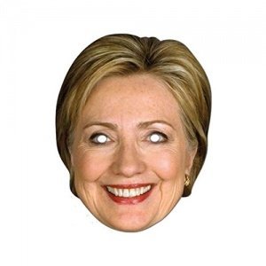 Hillary Clinton Karte Maske, mask-arade Face Karte Maske, Celebrity Fancy Kleid