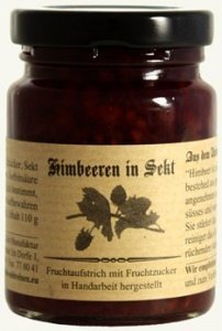 Himbeeren in Sekt - Fruchtaufstrich, 110