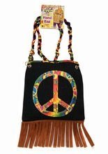 Hippie Handtasche schwarz-bunt