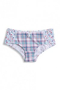 Hipster-Shorts aus Baumwoll-Stretch