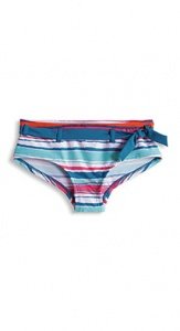 Hipster-Shorts mit Streifen + Bindegürte