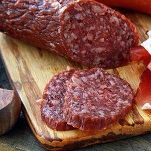 Hirschsalami vom Kaltenbrunnhof Salame d