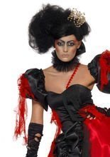 Hochsteckfrisur Gothic Vampirin Hexe Per