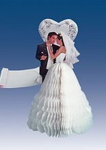 Hochzeit Wabendeko Brautpaar klein 10 St